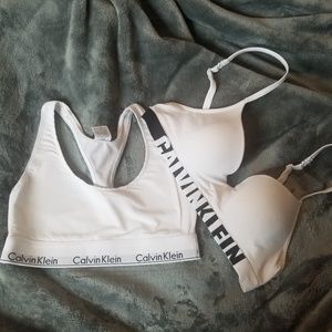 Calvin Klein Bras Small and 36b